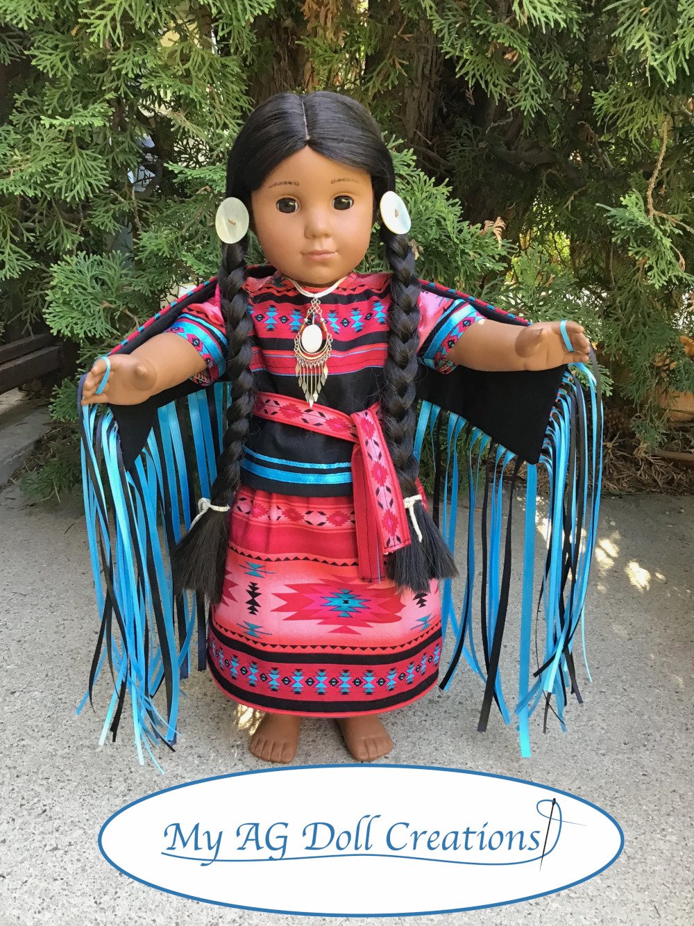 american girl doll indian outfit