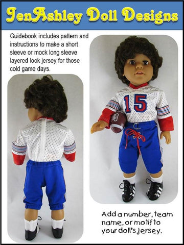 Jen Ashley Doll Designs 18 Inch Modern Touchdown Football Uniform 18" Doll Clothes larougetdelisle