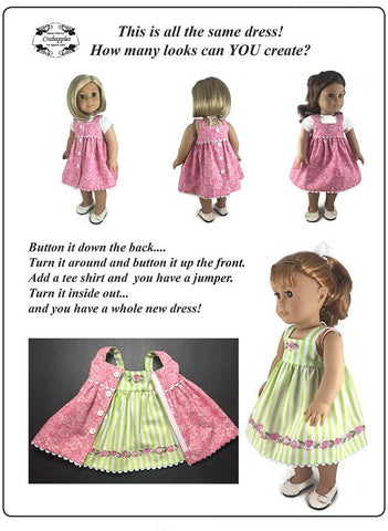 Crabapples 18 Inch Modern Fun in the Sun 18" Doll Clothes Pattern larougetdelisle