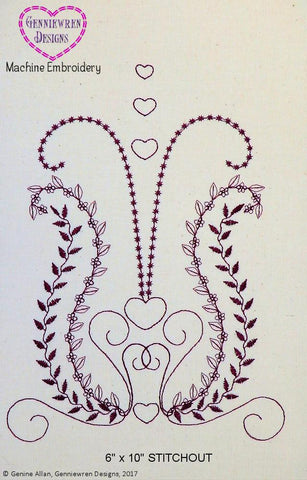 Genniewren Machine Embroidery Design FREE  Meena Tunic Machine Embroidery Design larougetdelisle