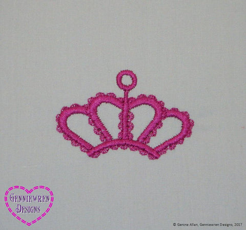 Genniewren Machine Embroidery Design Free Crown Machine Embroidery Design larougetdelisle