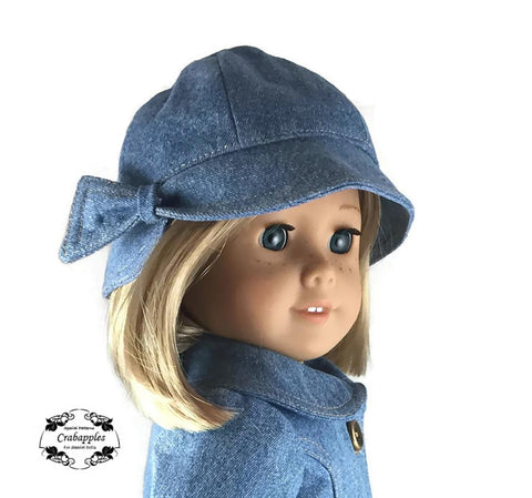 Crabapples 18 Inch Modern Classic Hats 18" Doll Clothes Pattern larougetdelisle