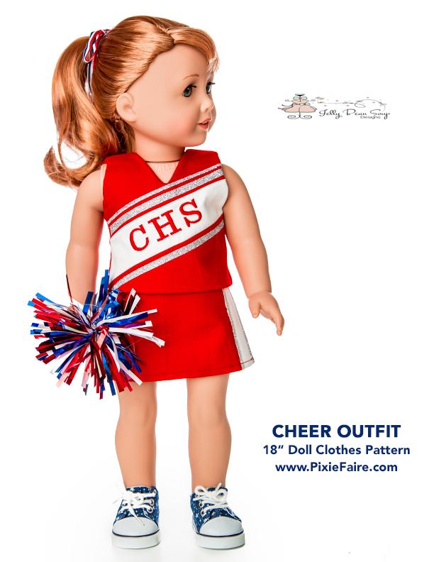 18 doll cheerleader outfit