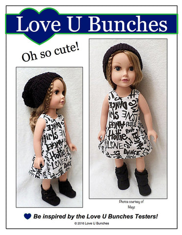 Love U Bunches Journey Girl Polka Dot Party Dress for Journey Girls Dolls larougetdelisle