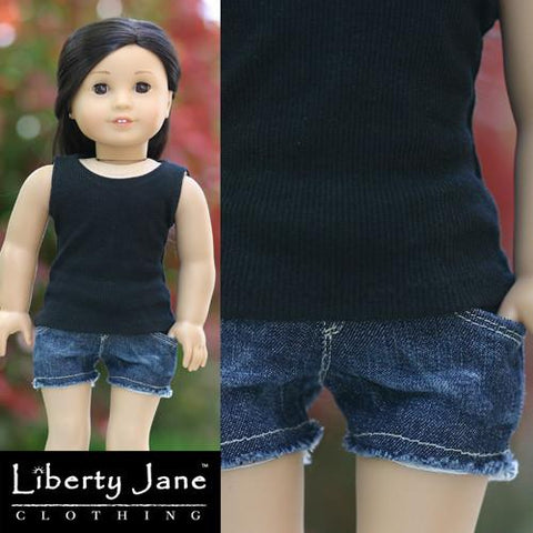 Liberty Jane 18 Inch Modern Jeans Bundle 18" Doll Clothes Pattern larougetdelisle