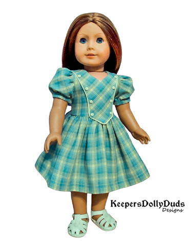 Keepers Dolly Duds Designs 18 Inch Historical Forties Fashion Dress 18" Doll Clothes Pattern larougetdelisle
