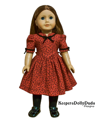 Keepers Dolly Duds Designs 18 Inch Historical Forties Fashion Dress 18" Doll Clothes Pattern larougetdelisle