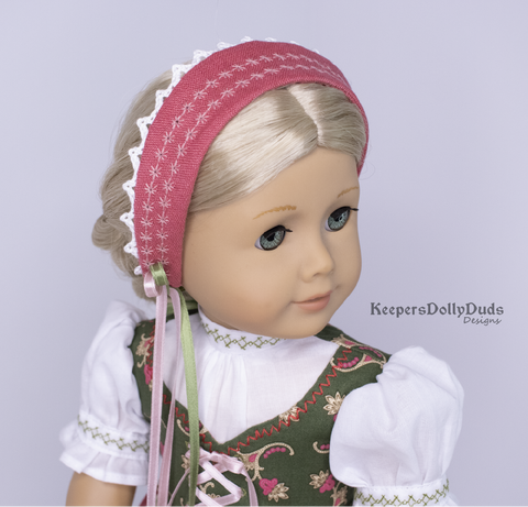 Keepers Dolly Duds Designs 18 Inch Historical Spring Dirndl 18" Doll Clothes Pattern larougetdelisle