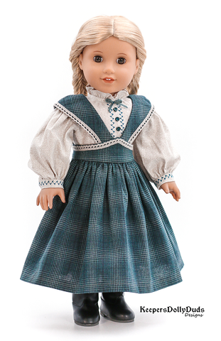 Keepers Dolly Duds Designs 18 Inch Historical Amy's School Jumper 18" Doll Clothes Pattern larougetdelisle