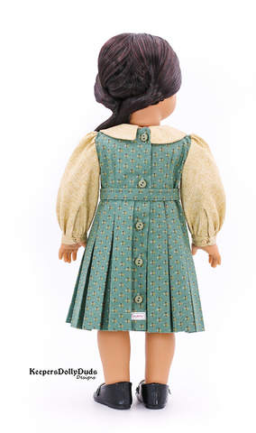 Keepers Dolly Duds Designs 18 Inch Historical Library Assistant 18" Doll Clothes Pattern larougetdelisle