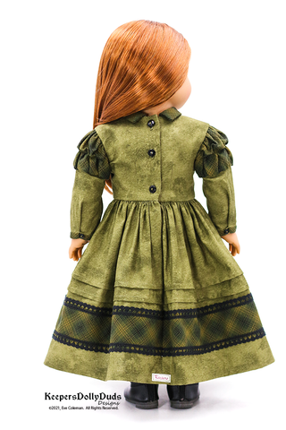 Keepers Dolly Duds Designs 18 Inch Historical Beth 18" Doll Clothes Pattern larougetdelisle