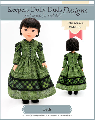 Ruffle sleeve expansion for the Lola blouse and dress (PDF pattern) -  Forget-me-not Patterns