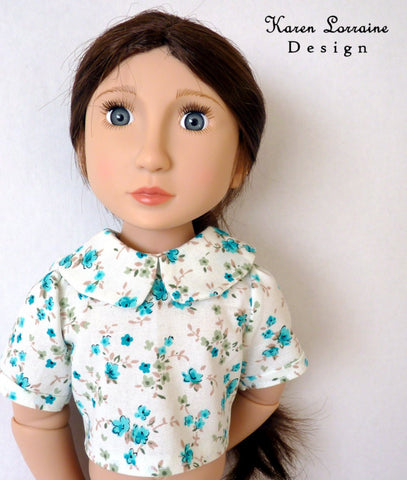 Karen Lorraine Design A Girl For All Time Tyrol 16" Doll Clothes Pattern For A Girl For All Time Dolls larougetdelisle