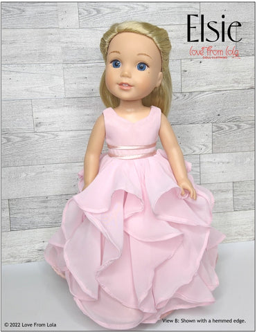 Love From Lola WellieWishers Elsie 14.5" Doll Clothes Pattern larougetdelisle