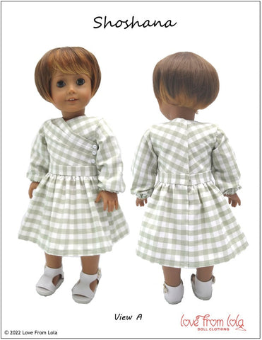 Love From Lola 18 Inch Modern Shoshana 18" Doll Clothes Pattern larougetdelisle