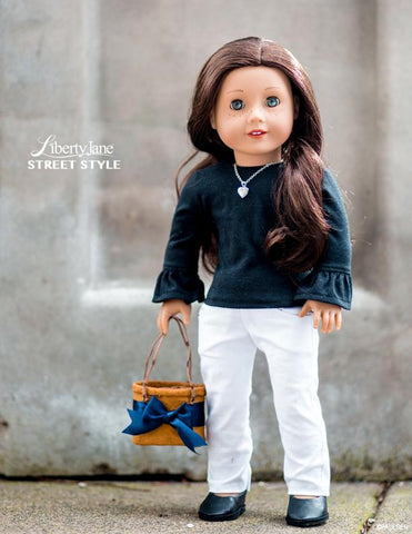 Liberty Jane 18 Inch Modern Jeans Bundle 18" Doll Clothes Pattern larougetdelisle