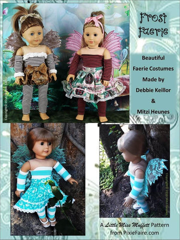 Little Miss Muffett 18 Inch Modern Frost Faerie 18" Doll Clothes Pattern larougetdelisle