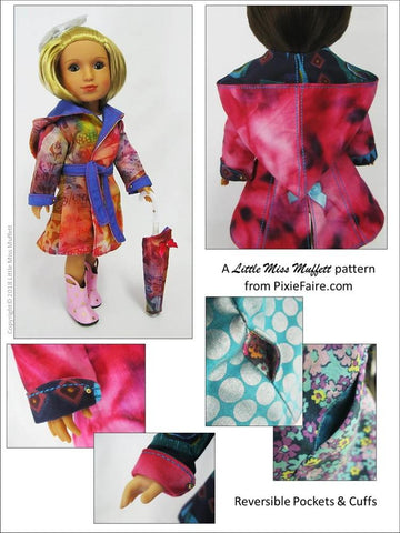 Little Miss Muffett WellieWishers Rainy Days Are Fun Days 14.5" Doll Clothes Pattern larougetdelisle