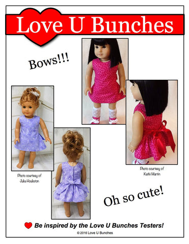 Love U Bunches 18 Inch Modern Polka Dot Party Dress 18" Doll Clothes larougetdelisle