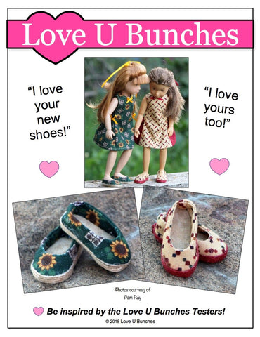 Love U Bunches Kruselings Plain Jane Shoe Pattern for Kruselings Dolls larougetdelisle