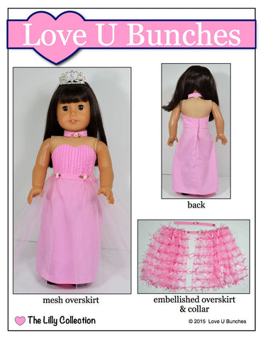 Love U Bunches 18 Inch Modern Princess Jaedyn 18" Doll Clothes larougetdelisle