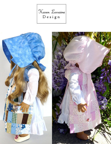 Karen Lorraine Design 18 Inch Historical Les Souvenirs 18" Doll Clothes Pattern Pixie Faire