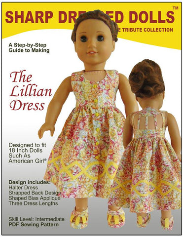 Sharp Dressed Dolls 18 Inch Modern The Lillian Dress 18" Dolls larougetdelisle