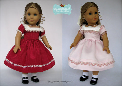 My Angie Girl 18 Inch Historical Little Miss Bertha 18" Doll Clothes larougetdelisle