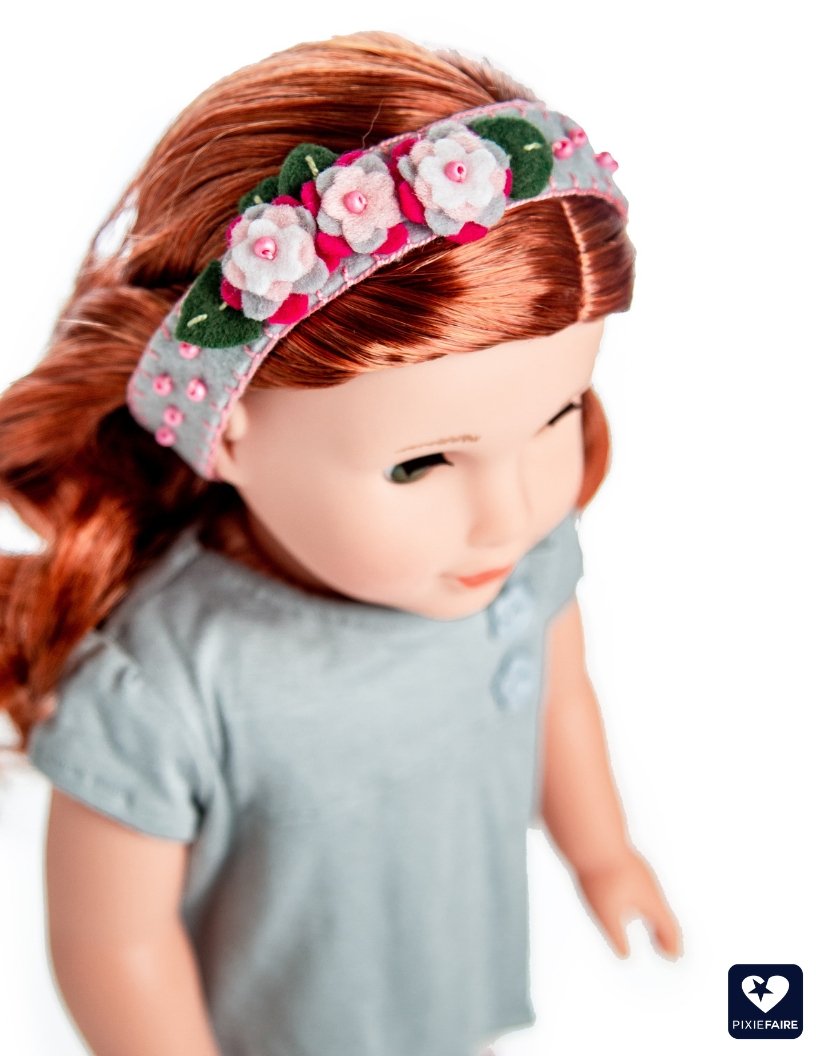 18 doll headbands