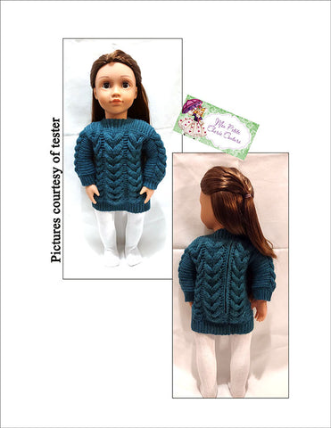 Mon Petite Cherie Couture Crochet RaeLynn Dress 18" Doll Crochet Pattern larougetdelisle