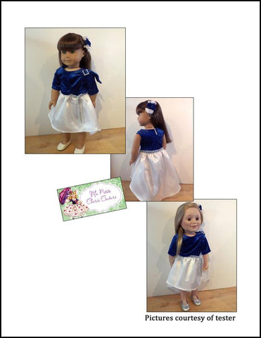 Mon Petite Cherie Couture 18 Inch Modern Bright Sapphire 18" Doll Clothes Pattern larougetdelisle