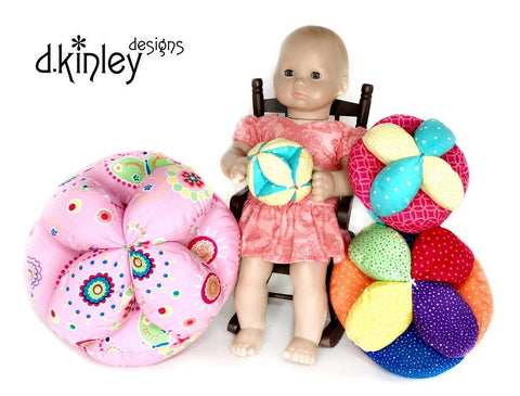 Dkinley Designs Bitty Baby/Twin Nonni's Baby Ball Accessory Pattern for Dolls and Kids larougetdelisle