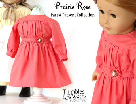 Thimbles and Acorns 18 Inch Historical Prairie Rose 18" Doll Clothes larougetdelisle