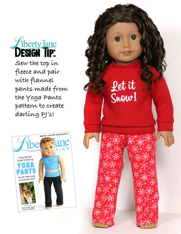 Liberty Jane 18 Inch Modern Piccadilly Sweater and Skirt Bundle 18" Doll Clothes Pattern larougetdelisle