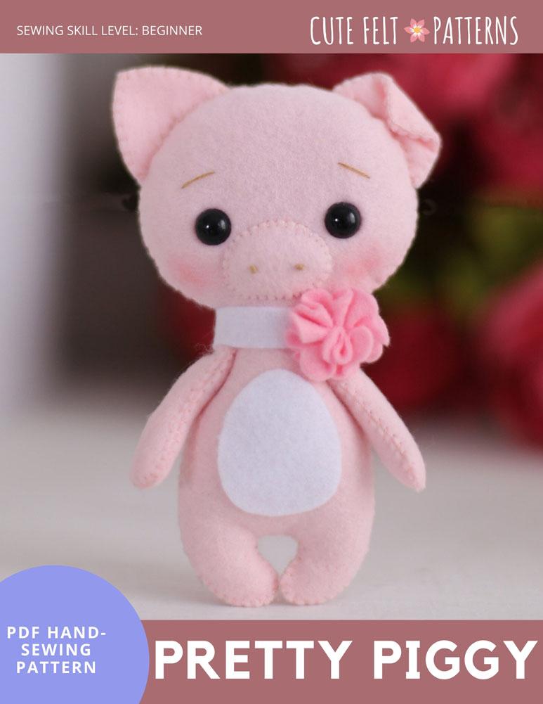 pig stuffed animal pattern