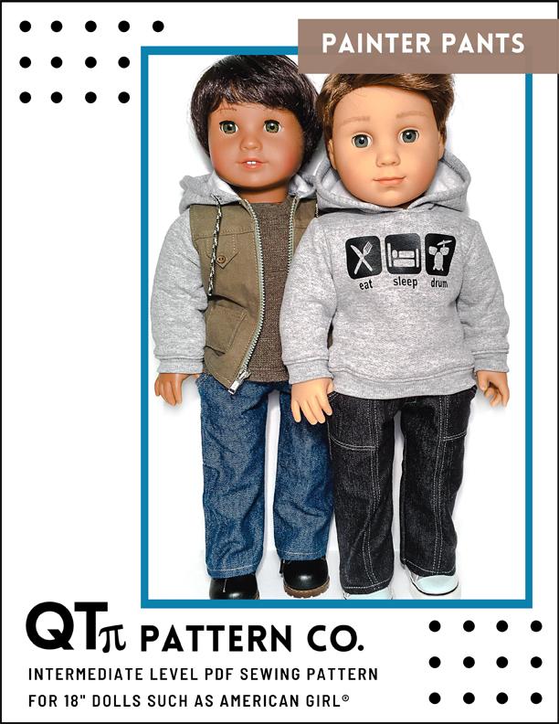 Boy Doll Jeans Bundle 18 Doll Clothes Pattern For American Girl Boy Doll