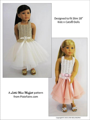 Little Miss Muffett Kidz n Cats Romantic Fusion Crochet Pattern for Kidz N Cats Dolls larougetdelisle