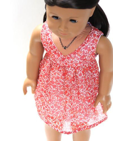 Liberty Jane 18 Inch Modern Salina Dress 18" Doll Clothes Pattern larougetdelisle