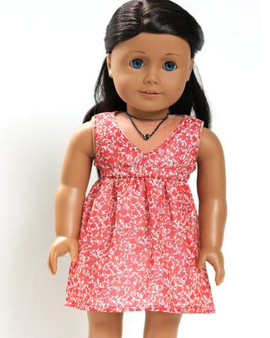 Liberty Jane 18 Inch Modern Salina Dress 18" Doll Clothes Pattern larougetdelisle