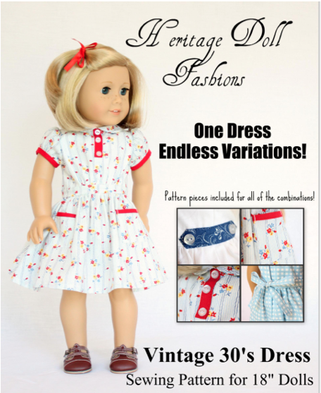 doll dress making kit