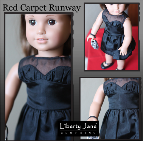 Liberty Jane 18 Inch Modern Blossom Dress 18" Doll Clothes Pattern larougetdelisle