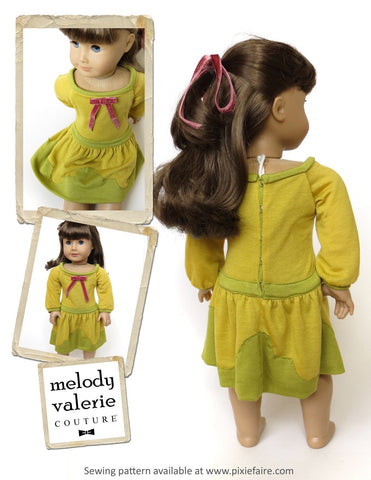 Melody Valerie Couture 18 Inch Modern Seashells Dress 18" Doll Clothes larougetdelisle