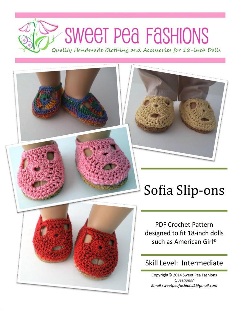 crochet american girl doll shoes