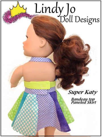 Lindy Jo Doll Designs 18 Inch Modern Super Katy 18" Doll Clothes Pattern larougetdelisle