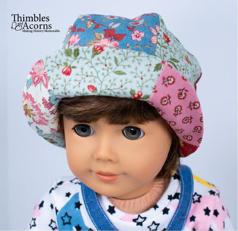 Thimbles and Acorns 18 Inch Modern Bonnie Beret Doll Clothes Pattern For 18" Dolls larougetdelisle
