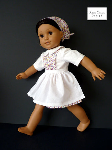 Karen Lorraine Design 18 Inch Historical Tyrol 18" Doll Clothes Pattern larougetdelisle