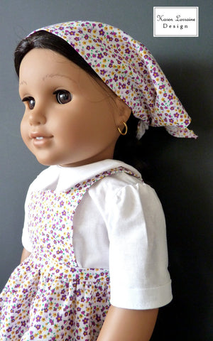 Karen Lorraine Design 18 Inch Historical Tyrol 18" Doll Clothes Pattern larougetdelisle