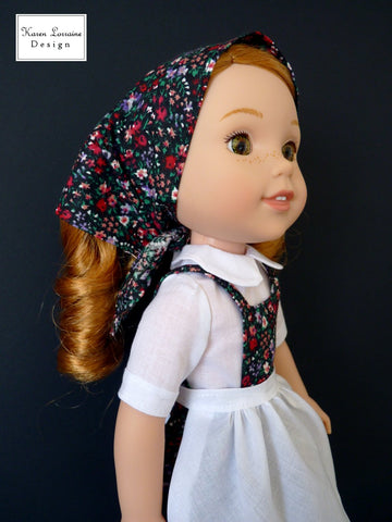 Karen Lorraine Design WellieWishers Tyrol 14-14.5 Inch Doll Clothes Pattern larougetdelisle