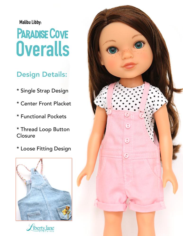 free doll overalls pattern