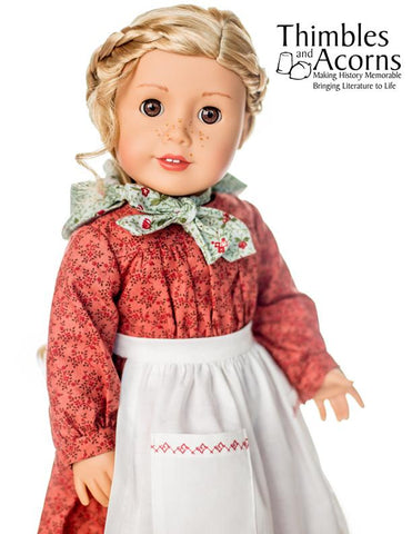 Thimbles and Acorns 18 Inch Historical Prairie Rose 18" Doll Clothes larougetdelisle